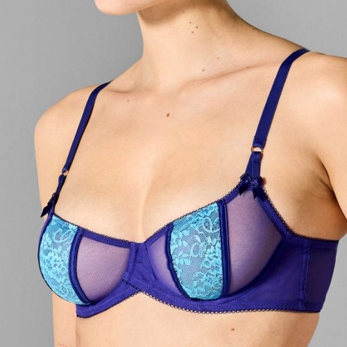 Sapph Heleen bleu soutien-gorge sans forme