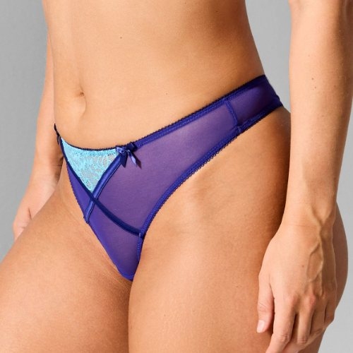 Sapph Heleen bleu culotte string
