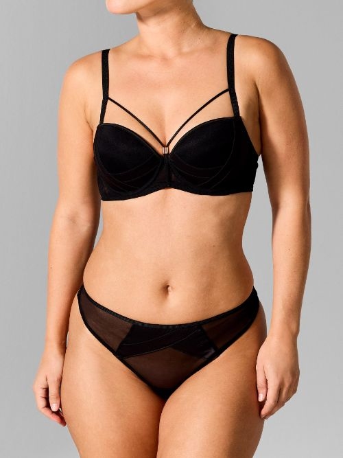 Sapph Lisette noir culotte string