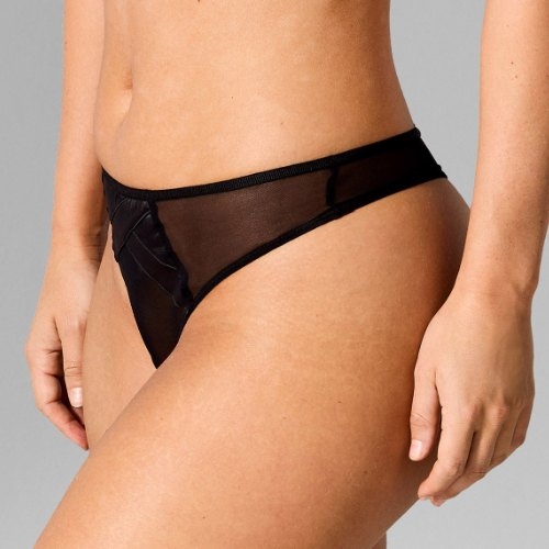 Sapph Lisette noir culotte string