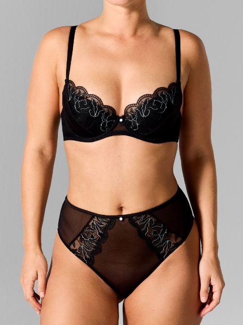 Sapph Chan noir soutien-gorge rembourré