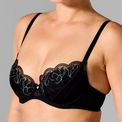 Sapph Chan noir soutien-gorge rembourré
