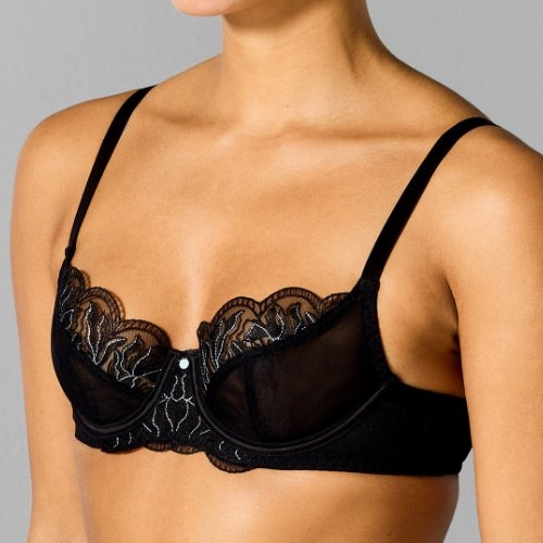 Sapph Chan noir soutien-gorge rembourré