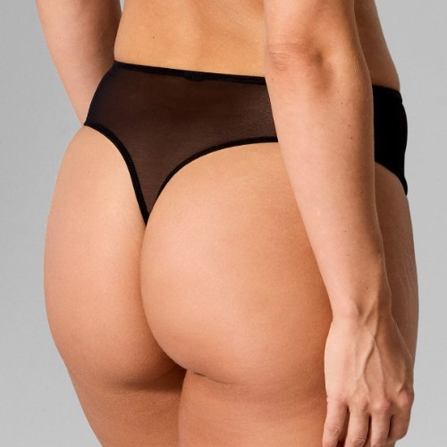 Sapph Chan noir culotte string