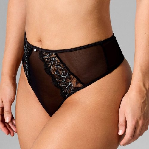 Sapph Chan noir culotte string