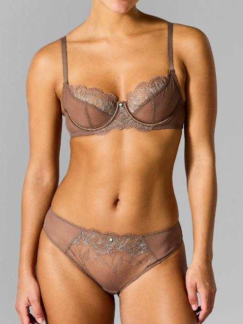 Sapph Chan taupe soutien-gorge rembourré