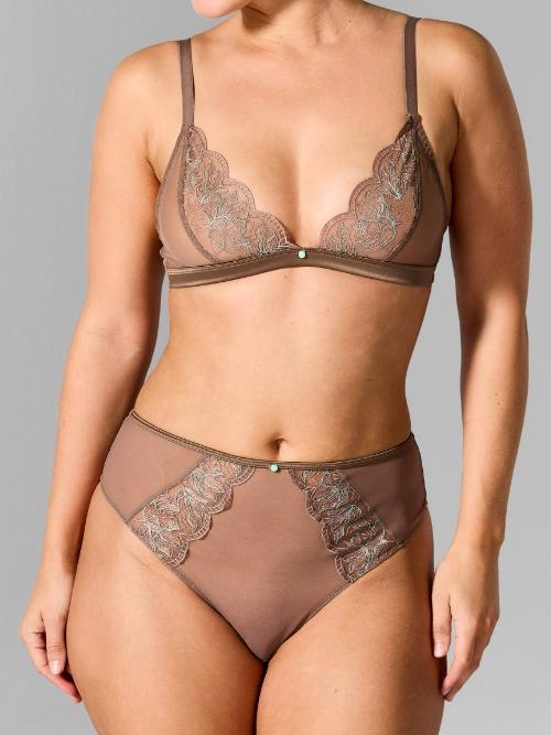 Sapph Chan taupe soutien-gorge sans forme