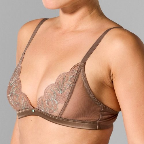 Sapph Chan taupe soutien-gorge sans forme