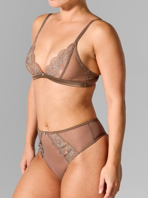 Sapph Chan taupe soutien-gorge sans forme