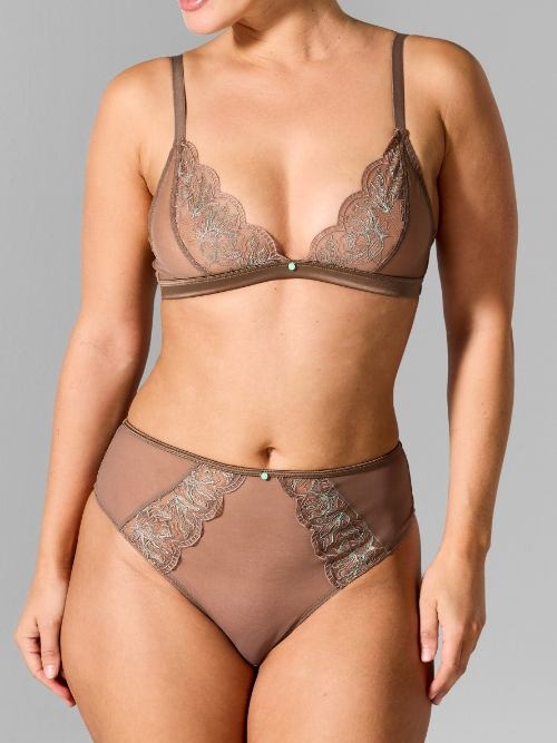 Sapph Chan taupe slip