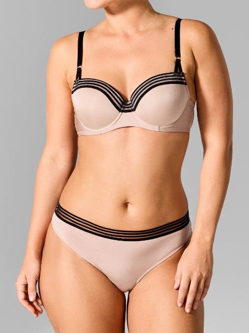 Sapph Anna taupe culotte string