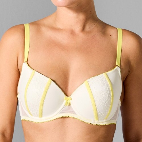Sapph Silvy jaune soutien-gorge rembourré