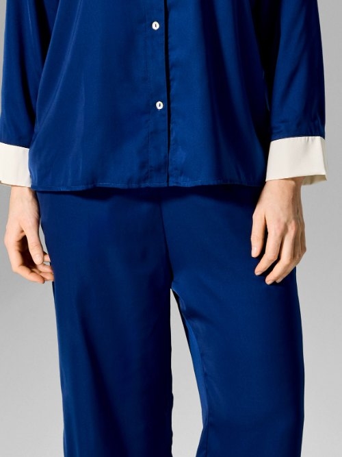 Sapph Leanne bleu marine pantalon de pyjama