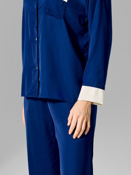 Sapph Leanne bleu marine pantalon de pyjama