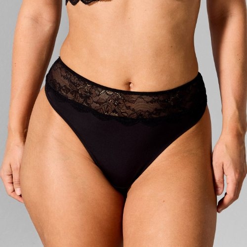 Sapph Fabulous noir culotte string