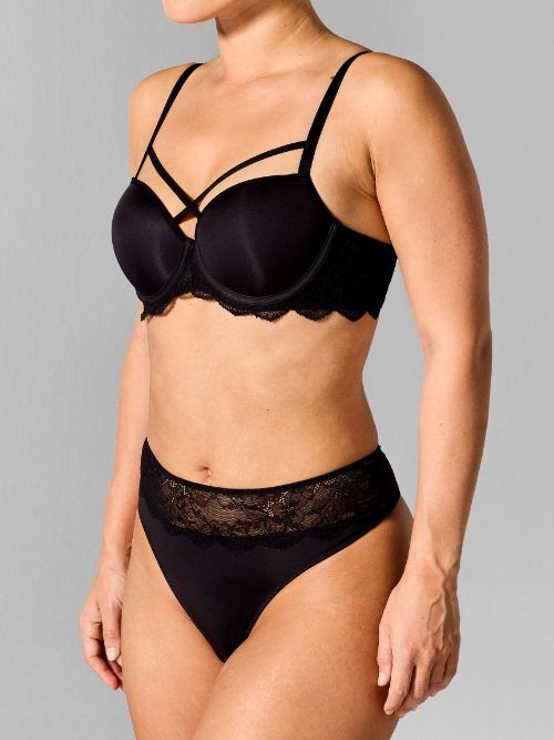 Sapph Fabulous noir culotte string