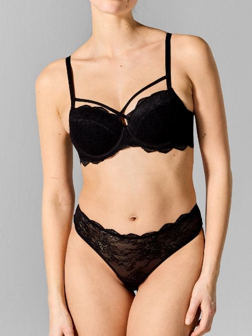 Sapph Fabulous noir culotte string