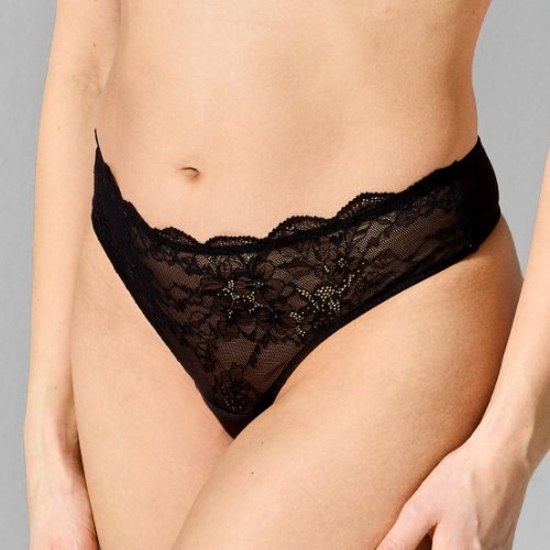 Sapph Fabulous noir culotte string