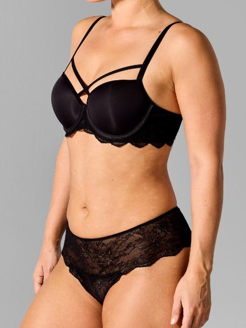 Sapph Fabulous noir slip brésilien