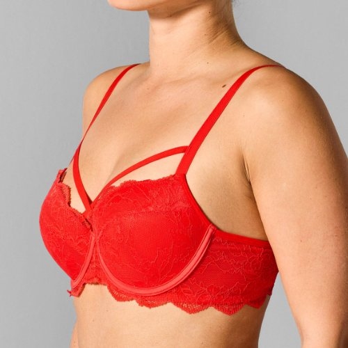 Sapph Fabulous rouge soutien-gorge rembourré