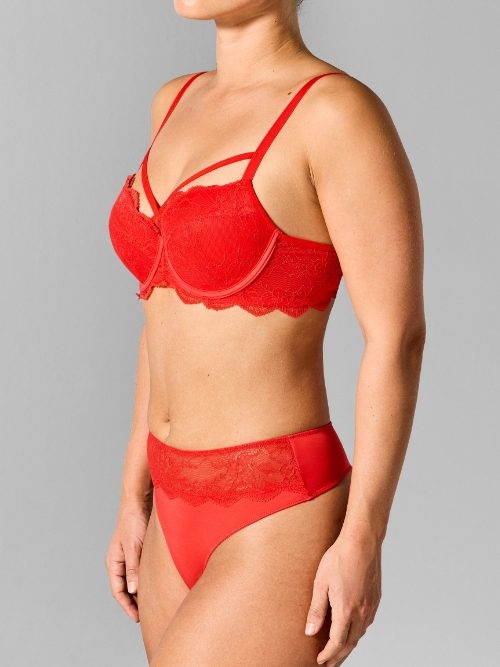 Sapph Fabulous rouge soutien-gorge rembourré