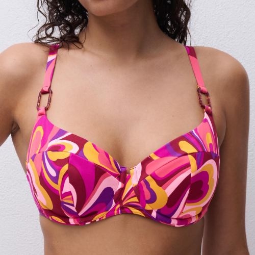 Chantelle Badmode Vita rose/print soutien-gorge bikini corbeille