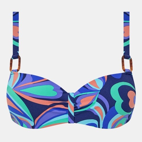 Chantelle Badmode Vita bleu/print haut de bikini préformé