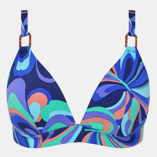 Chantelle Badmode Vita bleu/print haut de bikini préformé