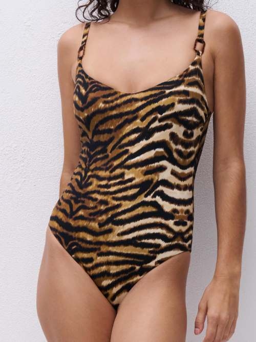 Chantelle Badmode Vita marron/print maillot de bain