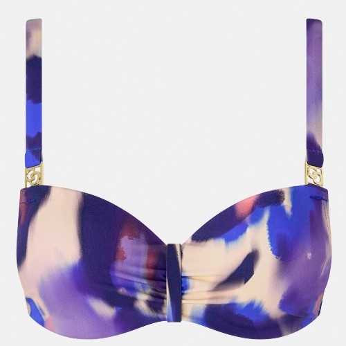 Chantelle Badmode Sauvage bleu/print haut de bikini préformé