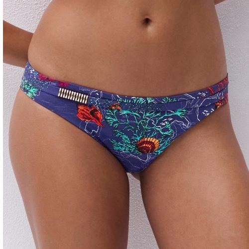 Chantelle Badmode Icon bleu slip de bikini