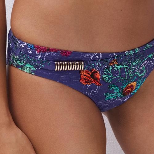 Chantelle Badmode Icon bleu slip de bikini