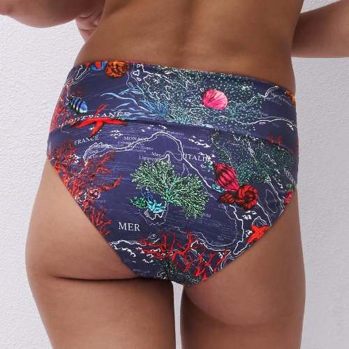 Chantelle Badmode Icon bleu slip de bikini