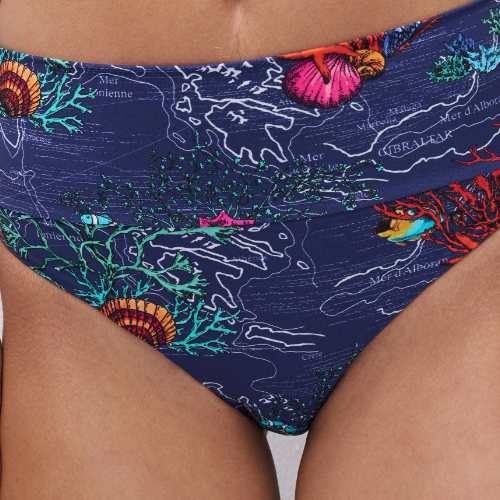 Chantelle Badmode Icon bleu slip de bikini