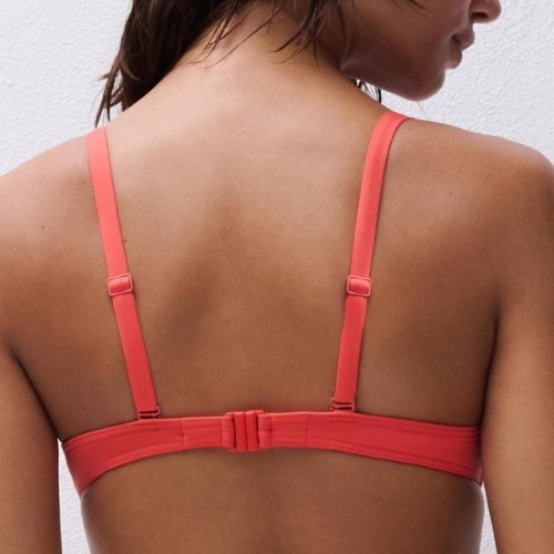 Chantelle Badmode Icon corail haut de bikini préformé