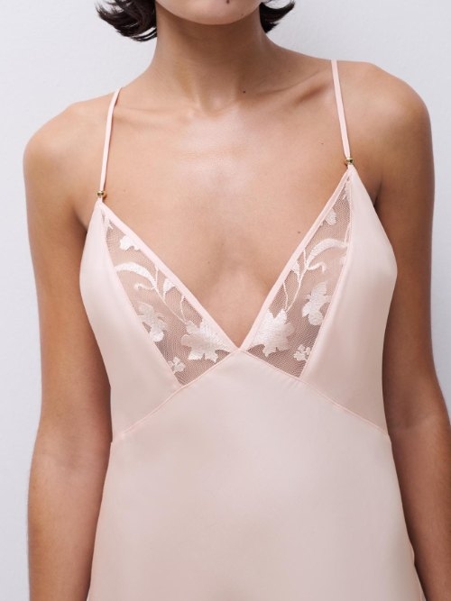 Chantelle Nachtmode Idyll rose chemise de nuit