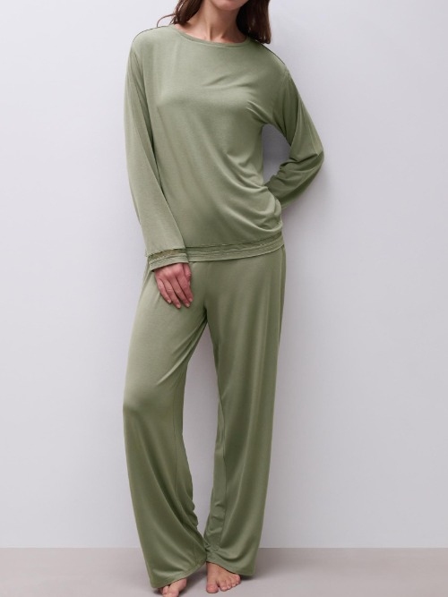 Chantelle Nachtmode Joe vert chemise de nuit