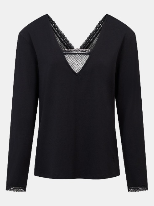 Chantelle Nachtmode Romance noir chemise de nuit