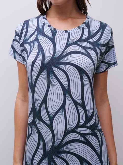 Femilet Lingerie de Nuit Yara bleu chemise de nuit