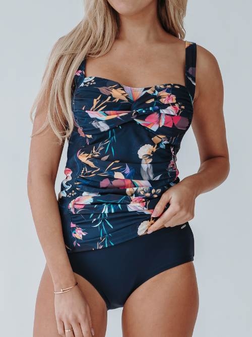 Bomain Ravenna bleu marine tankini set