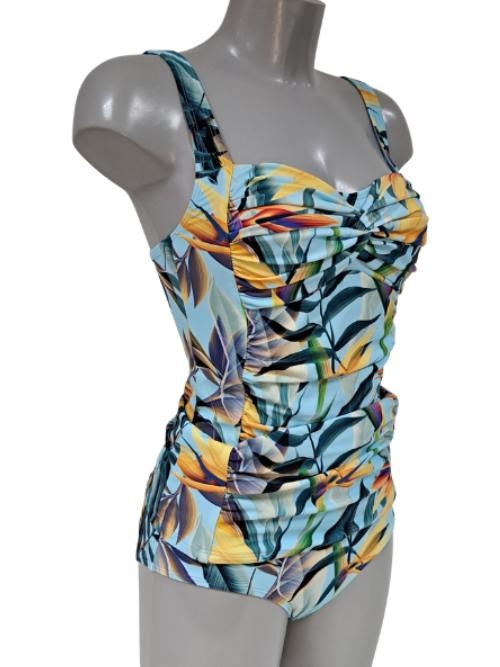 Bomain Barbados bleu marine tankini set