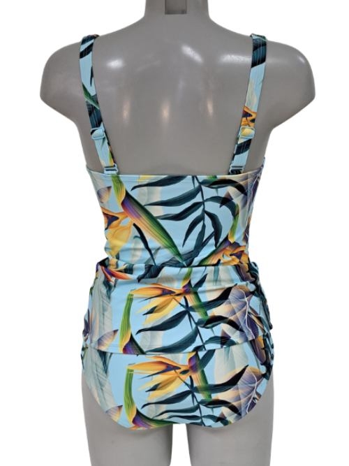 Bomain Barbados bleu marine tankini set