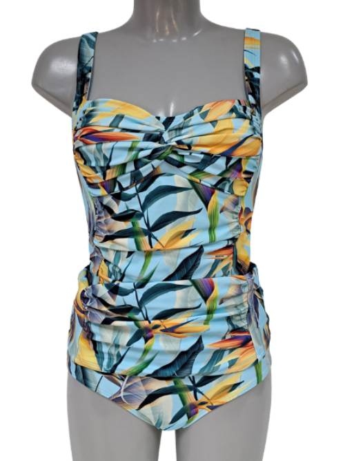 Bomain Barbados bleu marine tankini set