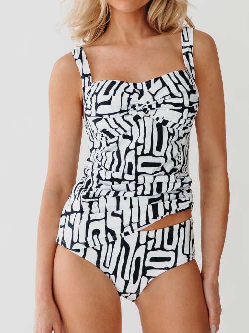 Bomain Ottowa noir tankini set