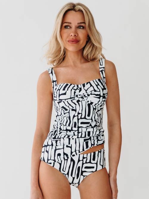 Bomain Ottowa noir tankini set