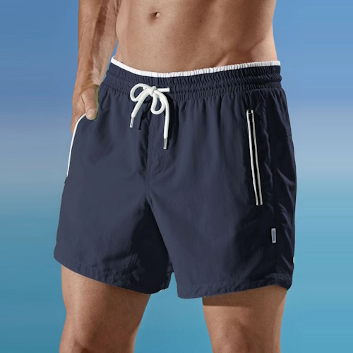 Bomain Basic bleu marine maillot de bain pour homme