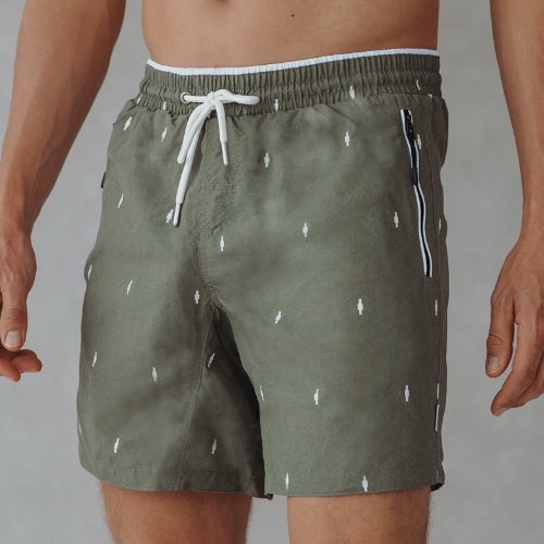 Bomain Roatán kaki maillot de bain pour homme