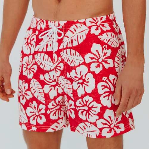 Bomain Boaz rouge maillot de bain pour homme