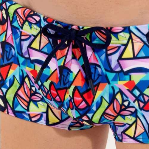 HOM Swimwear Idylle multicolore/print maillot de bain pour homme