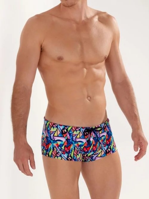 HOM Swimwear Idylle multicolore/print maillot de bain pour homme